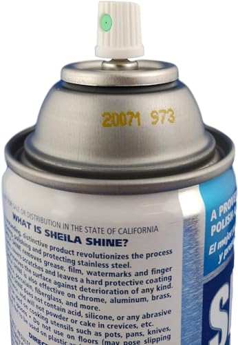 Sheila Shine Shiela Shine 3 Oz. Stainless Steel Cleaner and Polish Spray, Removes Grease, Fingerprints, Watermarks in Household, Kitchen Cleaner Spray for Stainless Steel Ideal for Appliances, Fridge, Sink, Stoves - Image 3