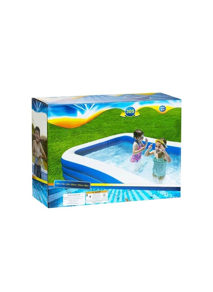 Gift For Kids Inflatable Swimming Pool,Inflatable Kiddie Pool Fun Outdoor Water Toys for Girls Boys  - Image 1