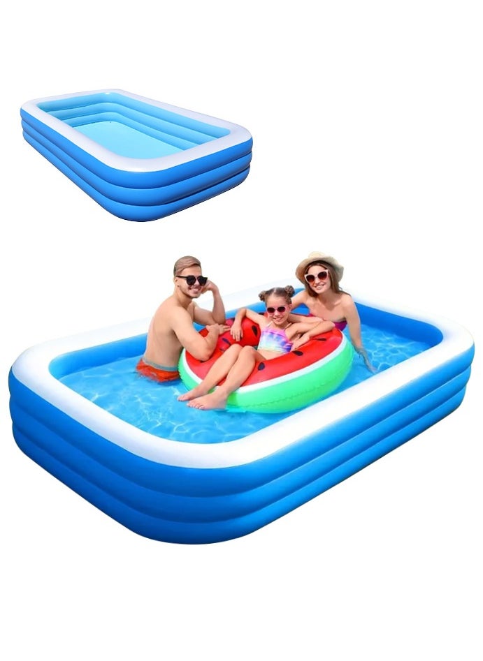 Gift For Kids Inflatable Swimming Pool,Inflatable Kiddie Pool Fun Outdoor Water Toys for Girls Boys  - Image 1