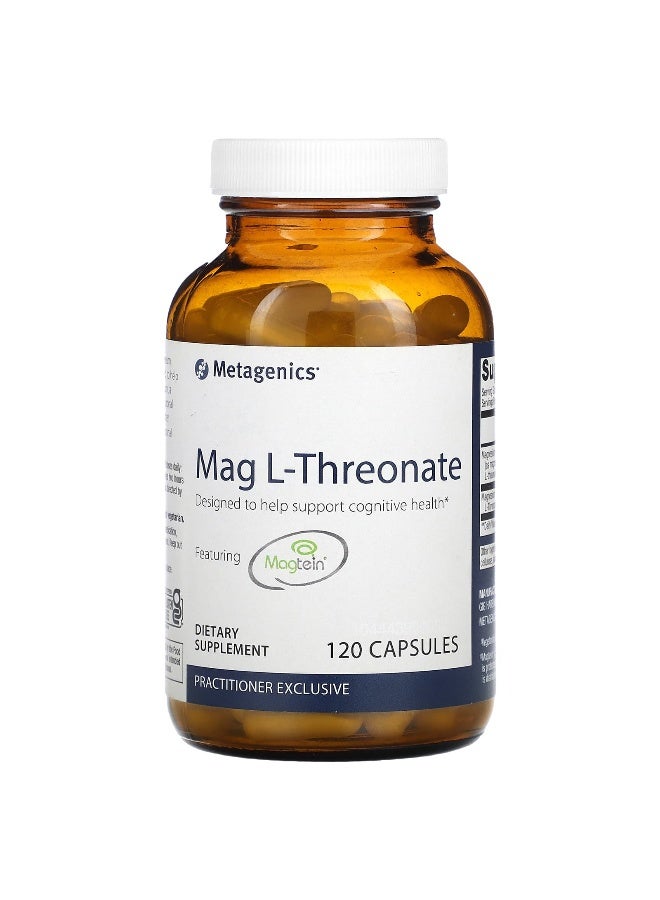 Metagenics Metagenics, Mag L-Threonate , 120 Capsules  - Image 1