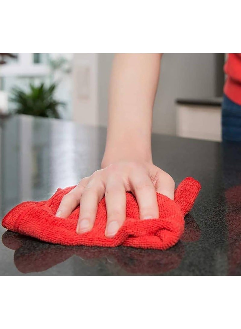 5 قطع من قماش التنظيف المصنوع من الألياف الدقيقة بطول 40 سم، مناسبة لتنظيف المنزل والمطبخ والسيارة. - Image 3