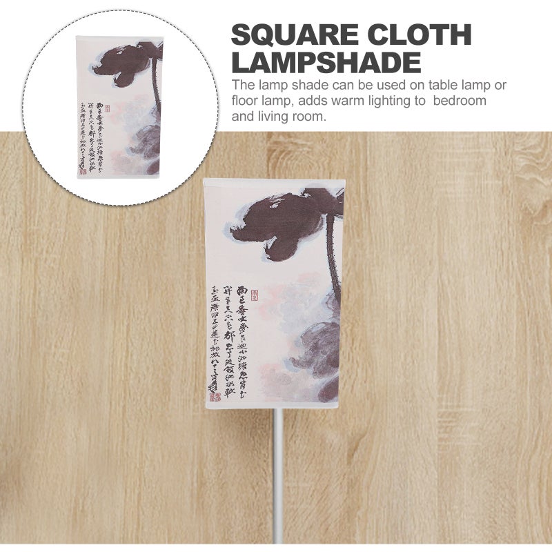 2pcs Cloth Lampshade Decorative Table Lamp Shade Fabric Lampshade Replacement for Home - Image 3