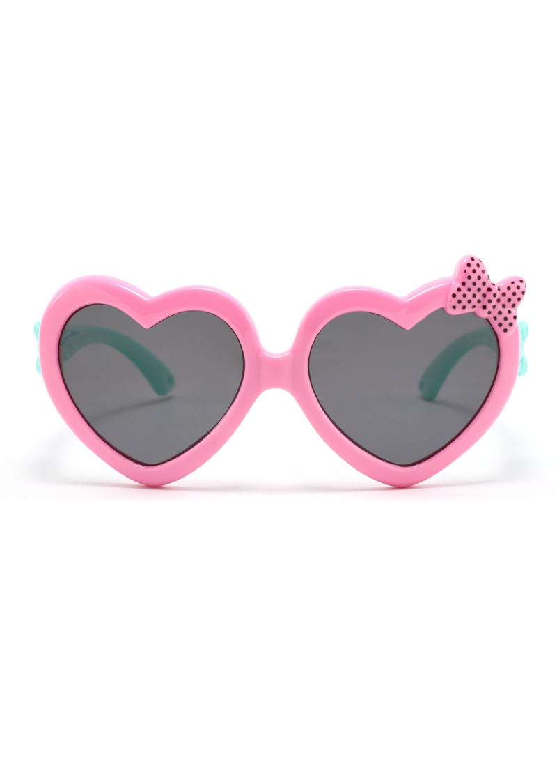 XPI CandyHeart- Sweet Flamingo Kids Sunglasses - Polarized - 100% UV Protection  - Image 3