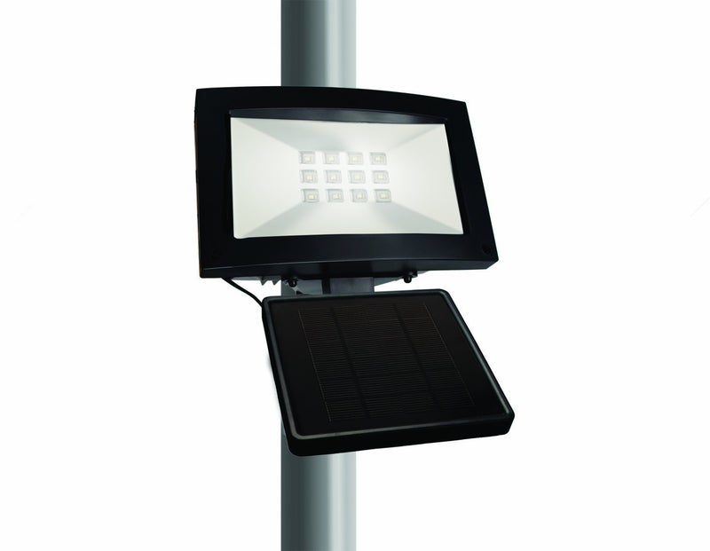 Maxsa Innovations ماكسا 40330-RS 80LM 12 مصباح LED يعمل بالطاقة الشمسية من الغسق إلى الفجر، ضوء خارجي مقاوم للعوامل الجوية لمدة 10 ساعات ومتوافق مع السماء المظلمة، أبيض بارد، - Image 2