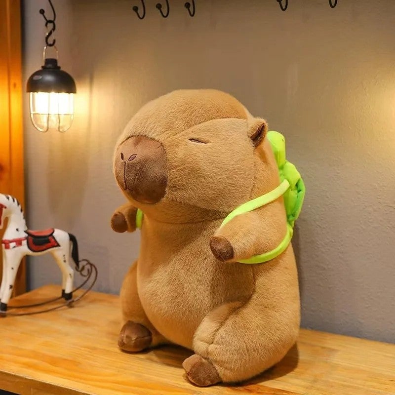 Y&D Hot 20-50cm Cute Top Hat Kapibara Plush Toy – Stuffed Animal Capybara Guinea Pig Hybrid for Birthday Party Decoration, Creative Funny Gift for Kids & Adults - Image 1