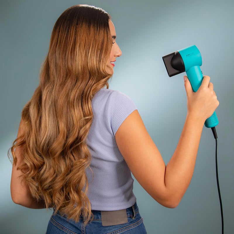 Cecotec Ionicare Rockstar Style Blue Hair Dryer, Very Compact and Lightweight, Motor 1500 W, 110,000 RPM, Ion Generator, 4 Temperature, 3 Speeds, Quiet: Brushless Technology - Image 5