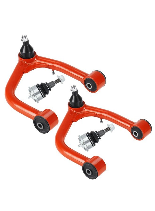 Autsurles 2-4in Front Upper Control Arms with Ball Joint for Toyota Sequoia Tundra 2007-2023, Adaption 2-4in Lift Suspension Kit Adjustable Control Arm, Replacement OEM Factory Suspension Arms 2 PCS - Image 1