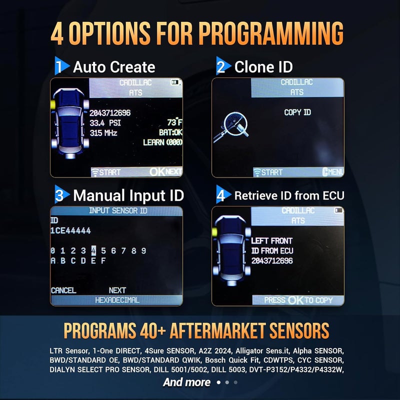 LAUNCH TSAP-3 TPMS Programming Tool - Activate, Read, and Relearn All TPMS Sensors - Image 5