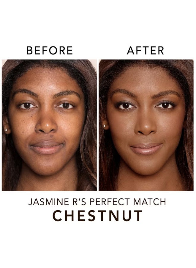 جوير كوزميتكس كريم أساس كريم أساس عالي التغطية من جوير كوزماتيكس كستنائي - Image 3