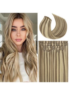 Hair 7 Pcs Seamless Clip In Hair Extensions Human Hair Ombre Color Light Brown Highlighted Platinum Blonde 110G Thick Ends Remy Hair Extensions Clip In Full Head Natural Real Human Hair 18 Inch - pzsku/ZAF64148AD5A0A0532D79Z/45/_/1721558067/87d07663-cfee-453a-be26-018dc218aa94