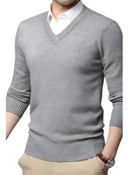 2-Pack Men's V Neck Long Sleeve Knitwear Non-Pilling Sweater Men's Slim Fit Sweater - pzsku/ZAF6421156463C2D91EEEZ/45/_/1735049316/59336f1b-61d2-40a1-bb6d-75759180d897