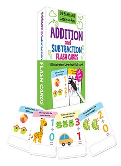 Flash Cards Addition And Subtraction - 30 Double Sided Wipe Clean Flash Cards For Kids (With Free P 