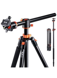 K&F Concept 94 Inch Camera Tripods 4 Section Ultra High Aluminum Professional Detachable Monopod Tripod with 360 Degree Ball Head Quick Release Plate for DSLR SLR Cameras T254A8+BH-28L (SA254T1) 