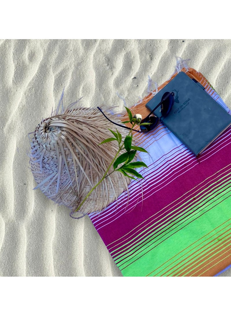 Amazigh Beach towel Multicolor 1 - Image 4
