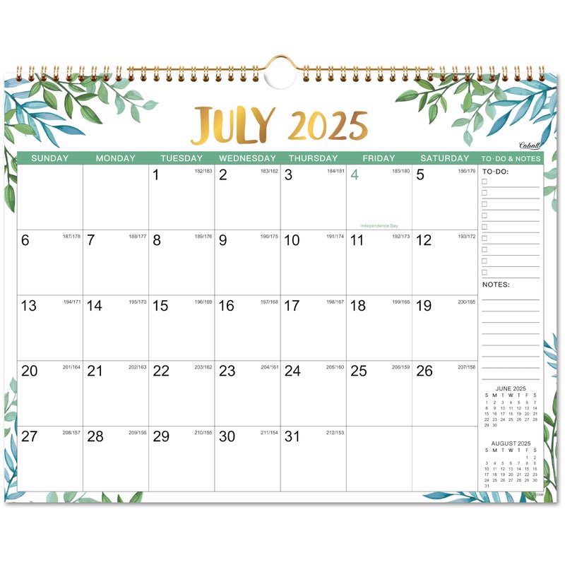 Coboll 2025-2026 Calendar - 2025-2026 Wall Calendar with 18 Months from Jul. 2025 to Dec. 2026, 11.5" x 15", Wall Calendar 2025-2026 Perfect for Office & Home - Image 1