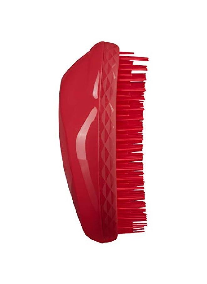 TANGLE TEEZER - ; The Thick And Curly Detangling Hairbrush For Wet & Dry Hair ; Thick Curly Textured Hair ; Salsa Red - Image 1