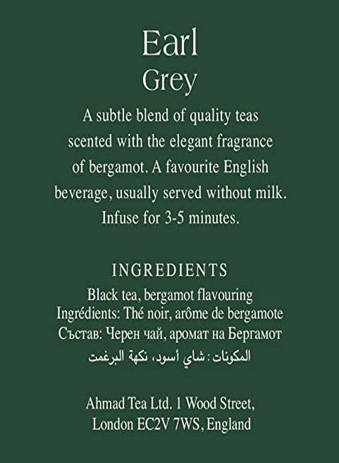 Ahmad Tea Earl Grey Tea, Tagged Teabags without envelopes, 100 Count - Image 5