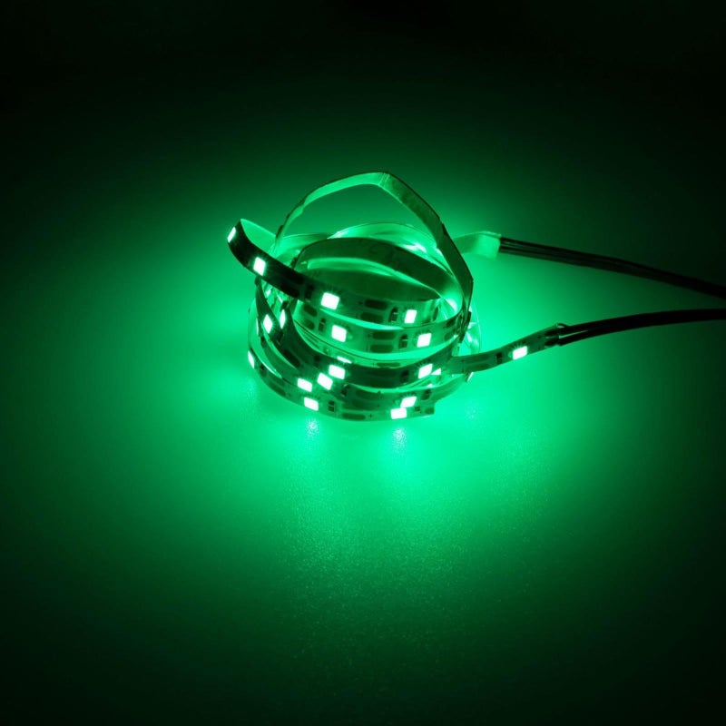 5 8V RC Fixed Wing Airplane Flying Wing Plane Remote Control LED Strip Light Green - Image 3
