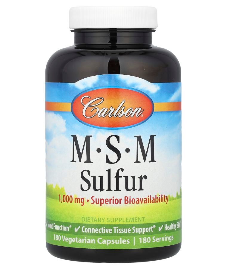 MSM Sulfur 180 Vegetarian Capsules
