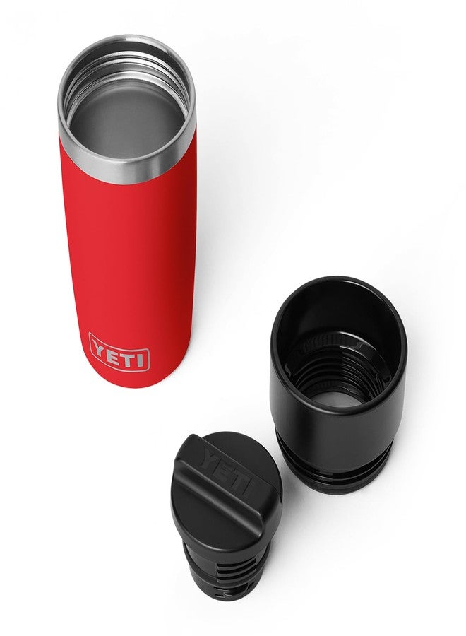 YETI Rambler 12 oz Travel Bottle, Stainless Steel, Vacuum Insulated with Leakproof Commuter Cap, Rescue Red - Image 3