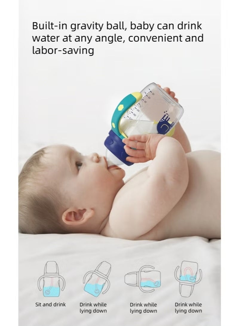 pigeon Softouch Peristaltic Plus Glass Bottle 240Ml Wide Neck Glass - Image 2