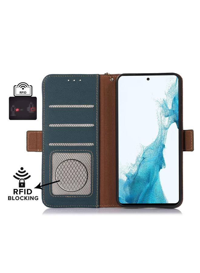 S-TOP Case For OnePlus CE4 5G Global Side-Magnetic TJ Genuine Leather RFID Phone Case - Image 5