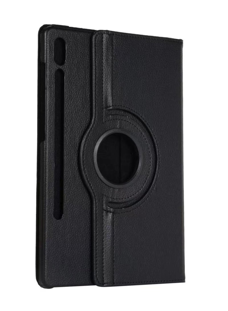 Tablet Cases Covers for Samsung Galaxy Tab S10 Plus / S9 FE Plus / S9 Plus, Multi-Angle Stand + 360 Rotating Bracket + Shockproof Leather Slim Case - Image 2