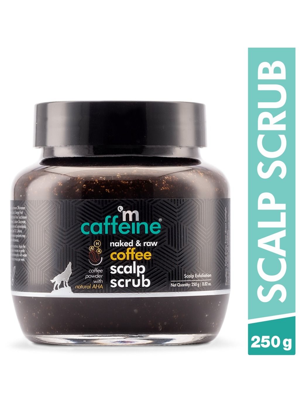 mCaffeine Naked & Raw Coffee Scalp Scrub (250 gm) 