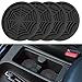 DBlosp 4 Pack Car Cup Holder Coasters Cute and Creativity Cup Holder Insert Coaster Car Interior Accessories275 inch Silicone Anti Slip Spider Web Car CoasterUniversal - Image 2