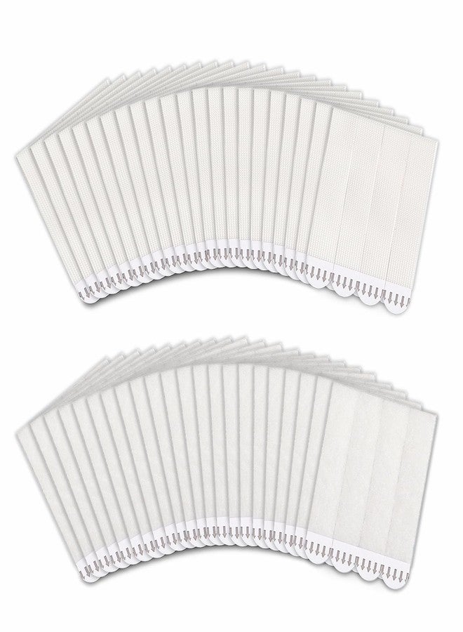 MOVELYST 60-Pairs(120 Strips) Large Picture Hanging Strips Heavy Duty, Removable Hook and Loop Tape, Picture Hanger Damage Free, Water-Resistant Adhesive Strips for Frame Hanging - Image 1