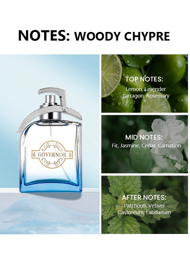 LONKOOM Governor EDT for Men 100ML - Image 5