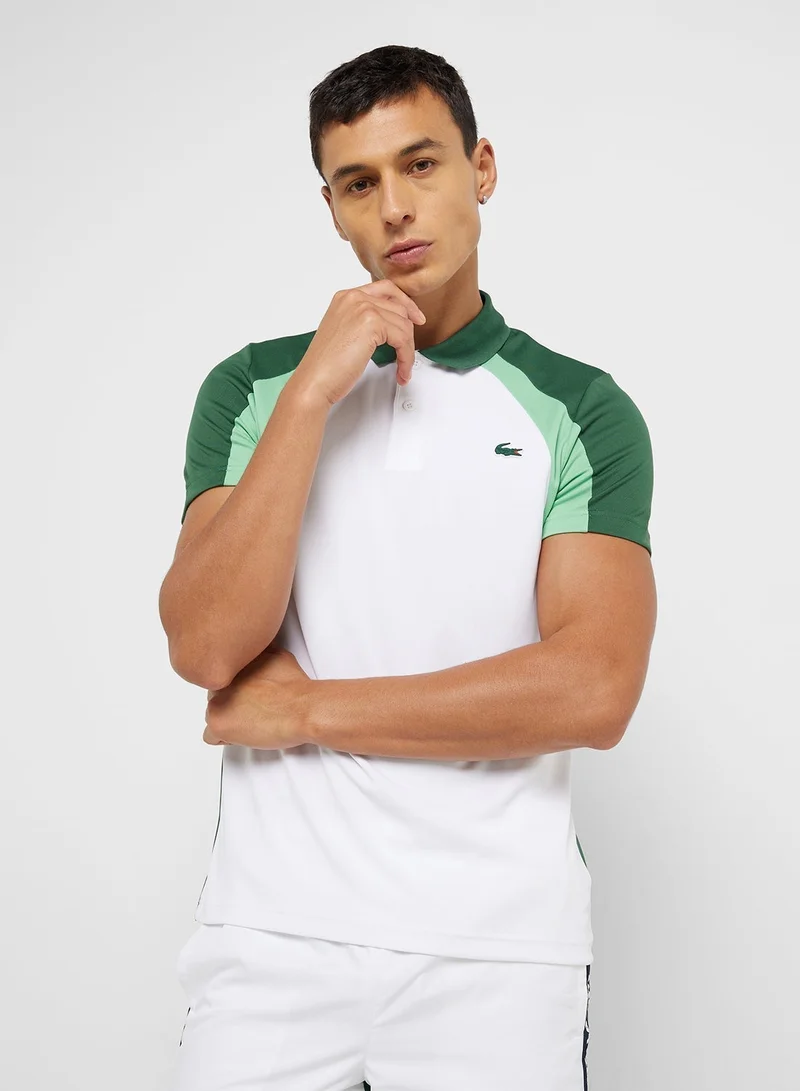 LACOSTE Logo Graphic Polo Shirt