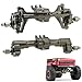 DJX CNC Aluminum RC Front Rear Portal Axles Set 4mm Extended Complete Axles for 118 RC Rock Crawler Redcat Ascent18 Upgrades PartsGunmetal - Image 2