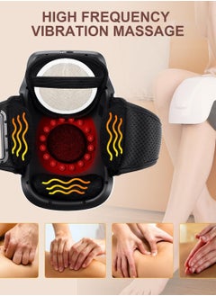 Halamine Knee massage with Heating and Kneading, rope -free electric infrared heating knee massage device, adjustable heating massage mode, relieving knee pain at any time, it is a caring gift for parents, old people, and loved ones  - Image 3