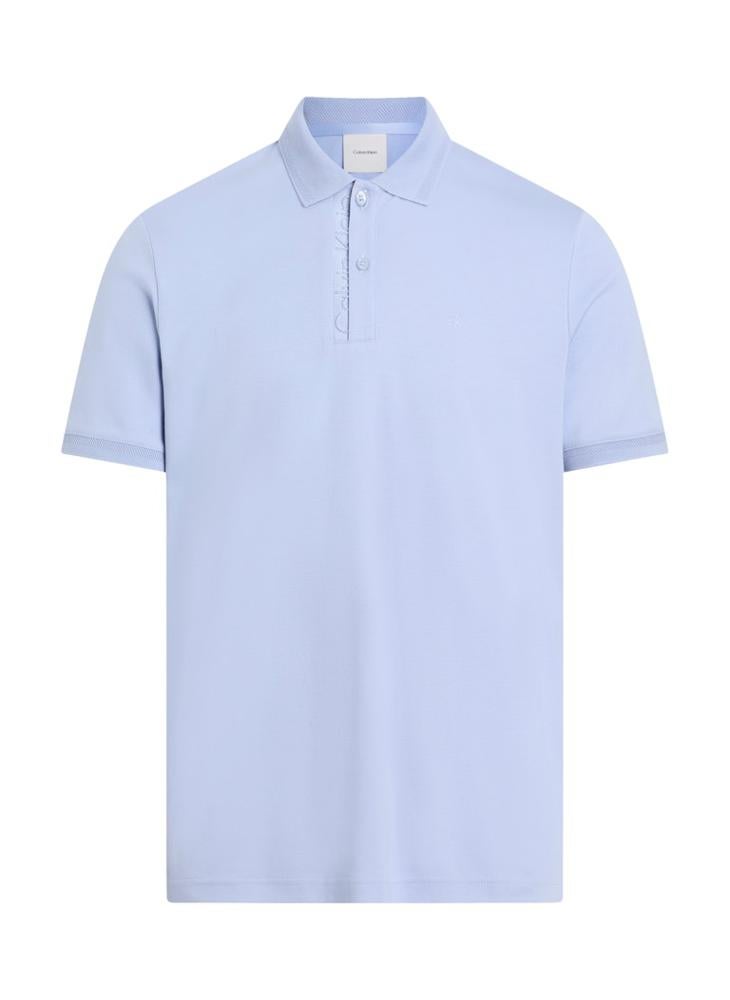 CALVIN KLEIN Texture Collar Short Sleeve Polo  - Image 5