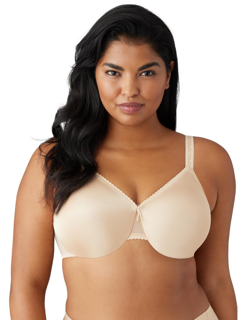 Wacoal Women's Simple Shaping Unlined Full Coverage Minimizer Bra, 857109, Naturally Nude, 40DDD - Image 1