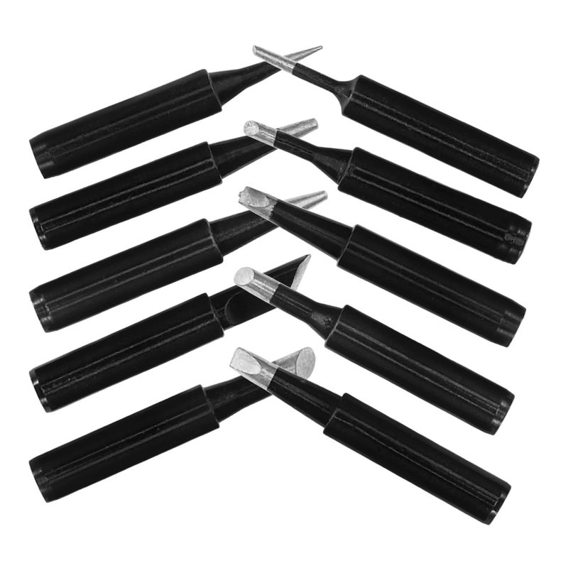 FOMIYES 10Pcs Soldering Iron Tips Set High Temperature Resistant Pointed Rounded 12Mm - Image 2