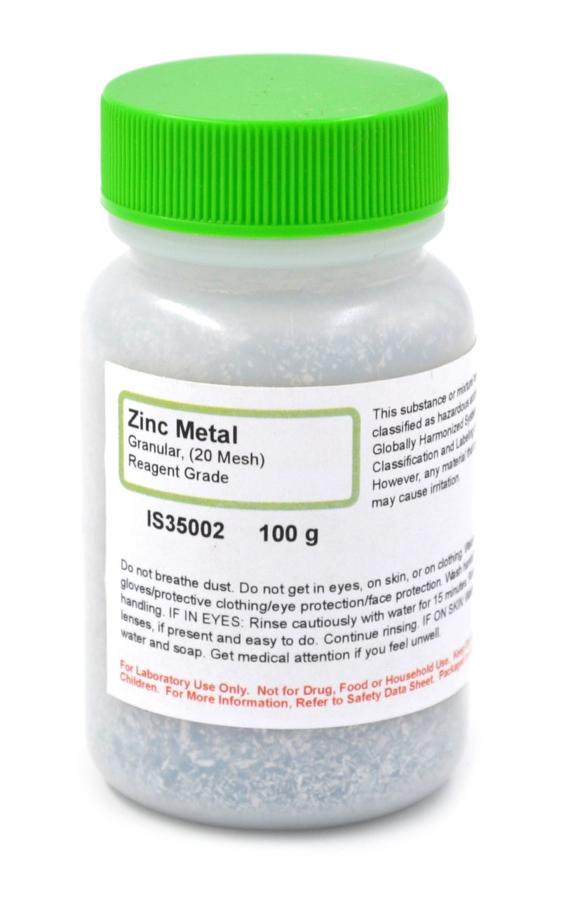 ALDON Reagent Grade Granular Metal Zinc, 20 Mesh, 100g - The Curated Chemical Collection - Image 5