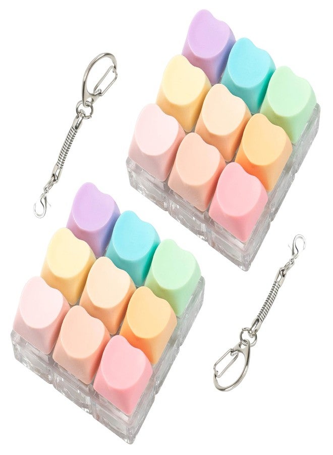 Sumgsn 2 Pcs Keyboard Fidget Toy, 9 Keys Cute Clicker Keyboard Fidget for Adults Relieve Stress and Anxiety Decompression Keyboard Fidget Keychain - Image 1