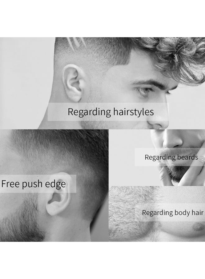 ليليبرو ماكينة حلاقة شعر الجسم والعانة المقاومة للماء LILIPRO B7 - ماكينة حلاقة كهربائية قابلة لإعادة الشحن للرجال - واقي قابل للتعديل بخمسة أطوال، وإضاءة LED، وشحن من النوع C - Image 3