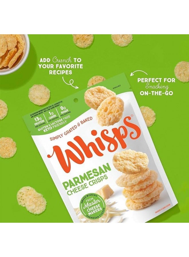 Whisps Cheese Crisps Parmesan Cheese | Protein Chips | Healthy Snacks | Protein Snacks, Gluten Free, High Protein, Low Carb Keto Food (2.12 Oz, 3 Pack) - Image 5