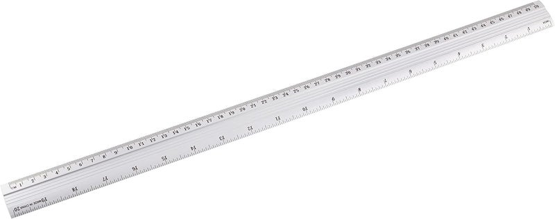 Fitto Aluminum Ruler 50cm, Metric Measuring Tool for School, Office, and Crafting - Image 3