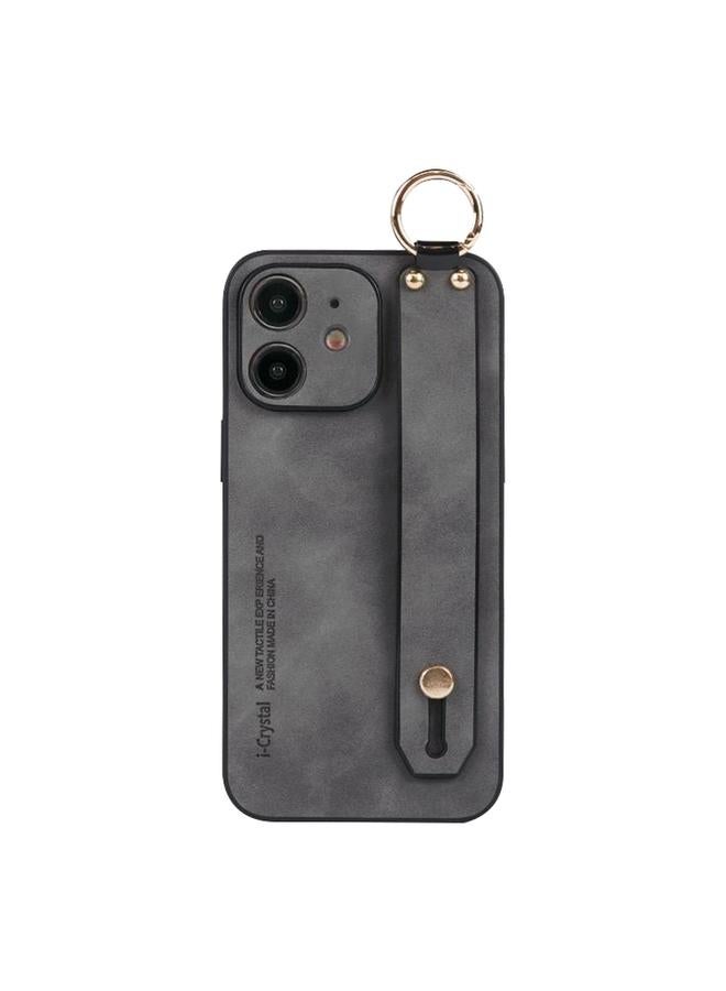 S-TOP Case For iPhone 12 Lambskin Wristband Holder Phone Case - Image 1