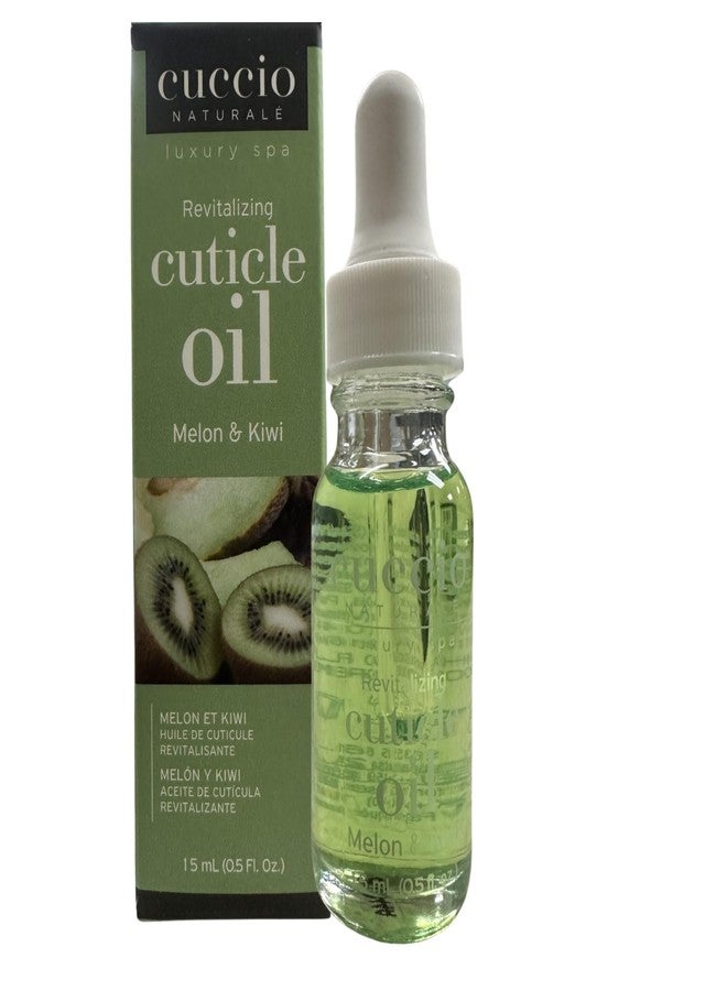 Cuccio Naturale Melon & Kiwi Revitalizing Cuticle Oil - Nourishing Treatment for Dry, Cracked Cuticles & Brittle Nails, 0.50 Fluid Ounce - Image 1