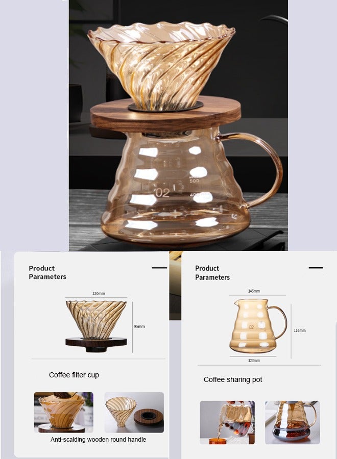 Super ZYouth V60 Coffee Maker Set 11- Pieces,  Hand Drip Coffee Set, Coffee Kettle, Electric Scales, Cup Mat, Carrying Bag, Manual Grinding Machine, Spoon, Coffee Filter, Share Pot, for Home, Camping, Gift  - Image 3