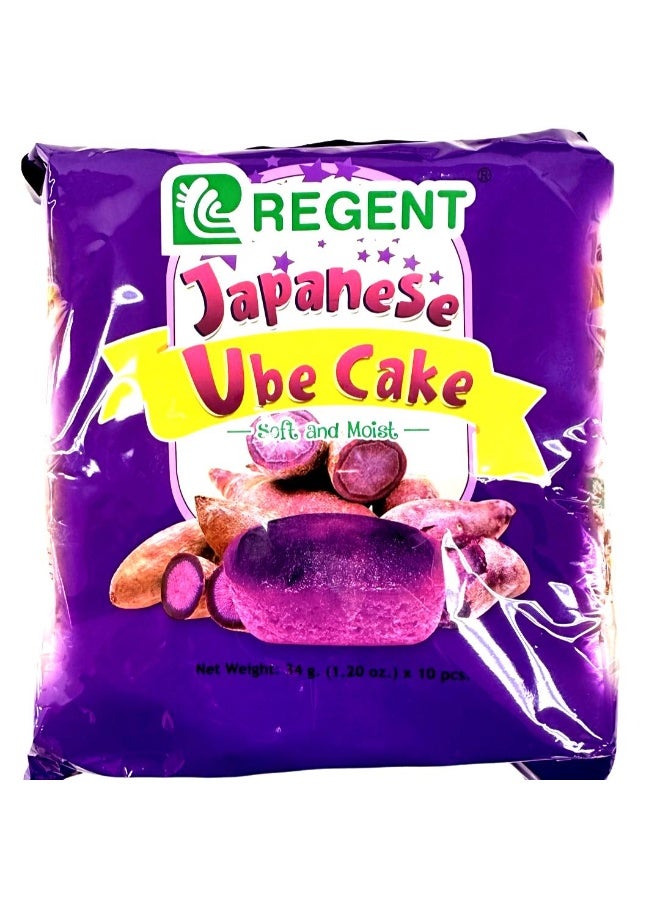ريجنت كعكة يابانية ناعمة ورطبة 34 جرام × 10 قطع.
