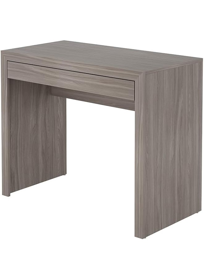 erorex Mdp Office Desk With 1 Drawer Light Brown H75 X W90 X D47 Cm Diy Assembly  - Image 1