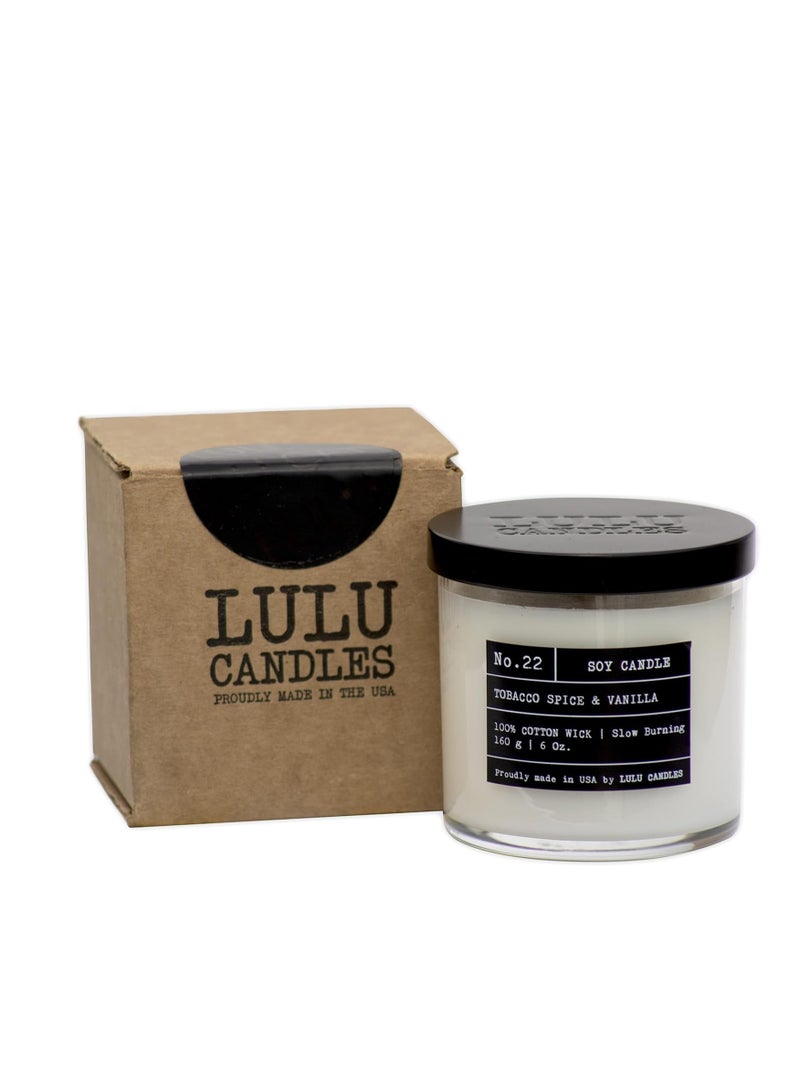 Lulu Candles Lulu Candles | Black Tea & Sage | Luxury Scented Soy Jar Candle | Hand Poured in The USA | Highly Scented & Long Lasting- 6 Oz. - Image 2