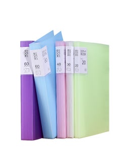 xozgdovg a4 Data Book Transparent Multi-layer Loose-leaf Folder pp Student Certificate Test Paper Storage Book File Pregnancy Test Score Folder  - Image 3