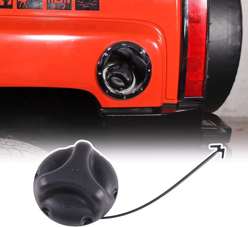 Qiosreui Fuel Cap Replace GT306, 25827646, Gas Cap Compatible with Hummer H2 H3 H3T 2004-2010, Replacement GT306 Fuel Tank Gas Cap and Fuel Cap, ABS - Image 1